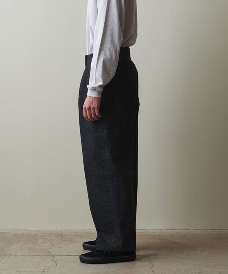 STEVEN ALAN「＜Steven Alan＞ 13.5oz デニム インツープリーツ ドレス トラウザーズ」|デニム|