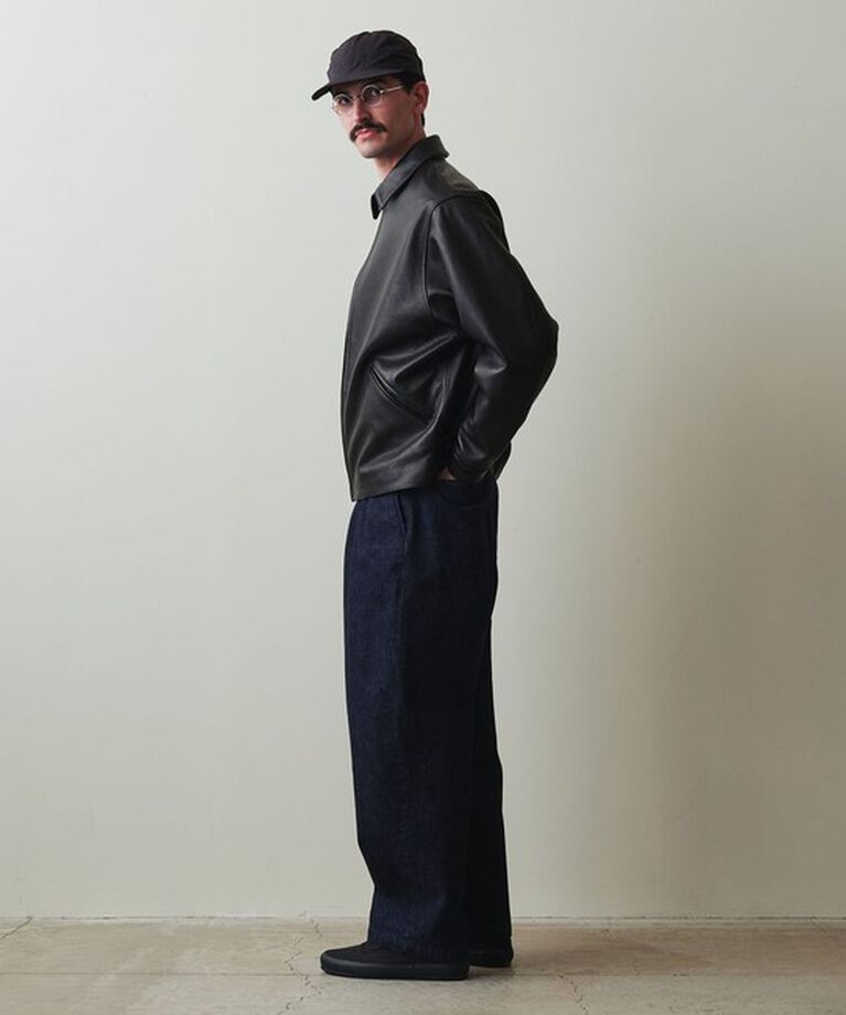 STEVEN ALAN「＜Steven Alan＞ 13.5oz デニム インツープリーツ ドレス トラウザーズ」|デニム|