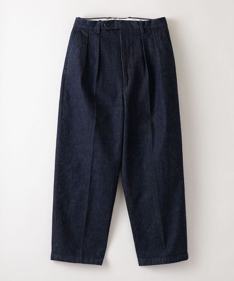 STEVEN ALAN「＜Steven Alan＞ 13.5oz デニム インツープリーツ ドレス トラウザーズ」|デニム|