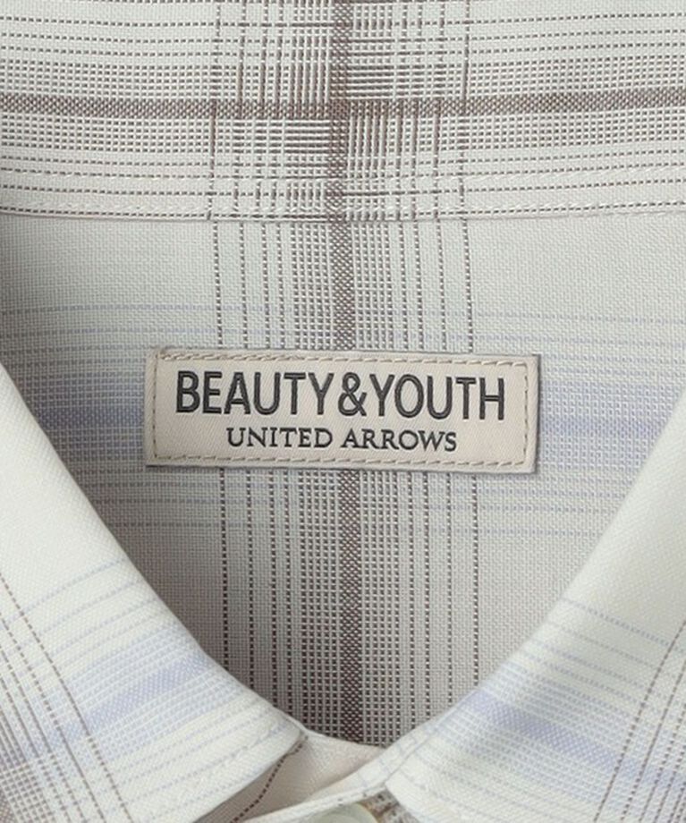 BEAUTY&YOUTH UNITED ARROWS「尾州 オンブレ レギュラーフォルム テーパード シャツ -ウォッシャブル MADE IN JAPAN-」|シャツ・ブラウス|