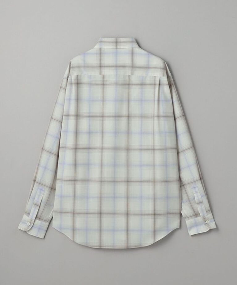 BEAUTY&YOUTH UNITED ARROWS「尾州 オンブレ レギュラーフォルム テーパード シャツ -ウォッシャブル MADE IN JAPAN-」|シャツ・ブラウス|
