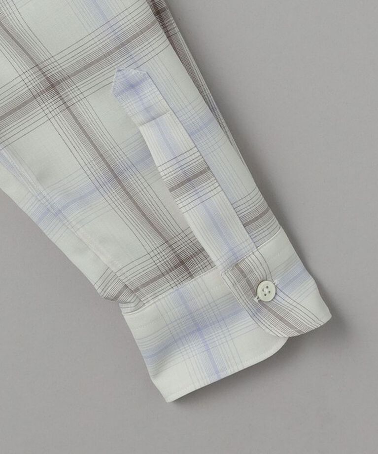 BEAUTY&YOUTH UNITED ARROWS「尾州 オンブレ レギュラーフォルム テーパード シャツ -ウォッシャブル MADE IN JAPAN-」|シャツ・ブラウス|