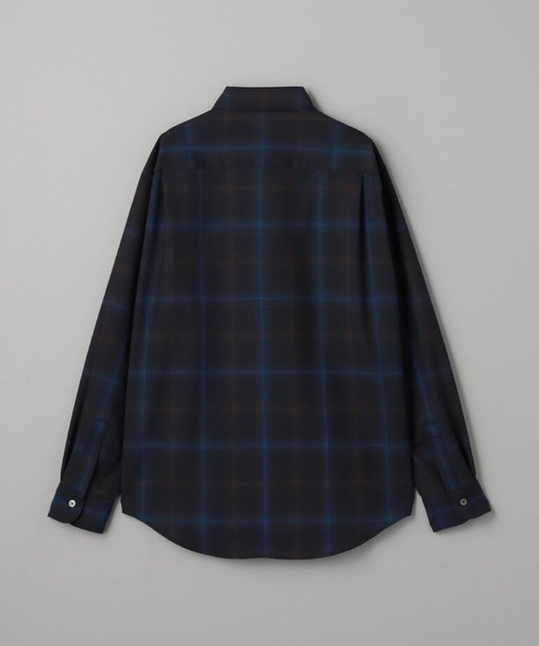 BEAUTY&YOUTH UNITED ARROWS「尾州 オンブレ レギュラーフォルム テーパード シャツ -ウォッシャブル MADE IN JAPAN-」|シャツ・ブラウス|