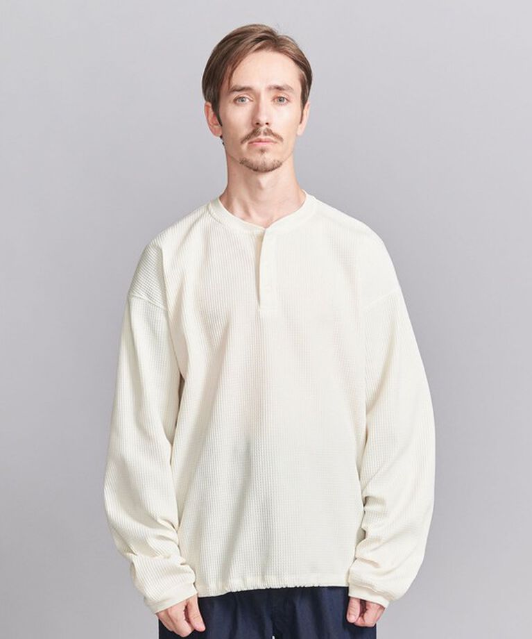 BEAUTY&YOUTH UNITED ARROWS「テック サーマル ヘンリーネック カットソー」|Tシャツ・カットソー|OFF WHITE