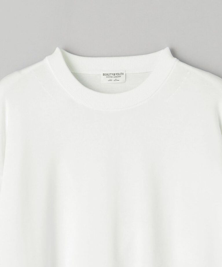 BEAUTY&YOUTH UNITED ARROWS「HI-LINE 3/90 ギザコットン クルーネック ニット」|ニット・セーター|