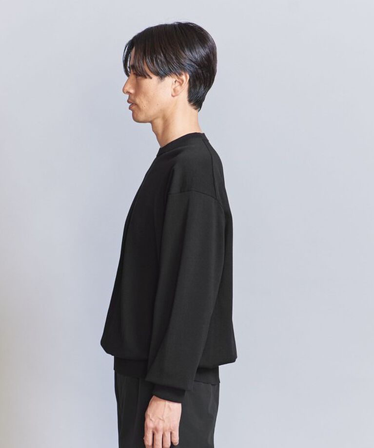 BEAUTY&YOUTH UNITED ARROWS「HI-LINE 3/90 ギザコットン クルーネック ニット」|ニット・セーター|