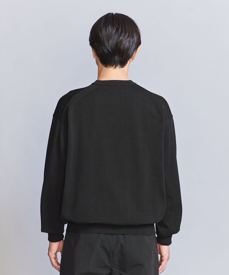 BEAUTY&YOUTH UNITED ARROWS「HI-LINE 3/90 ギザコットン クルーネック ニット」|ニット・セーター|