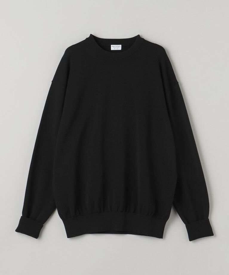 BEAUTY&YOUTH UNITED ARROWS「HI-LINE 3/90 ギザコットン クルーネック ニット」|ニット・セーター|