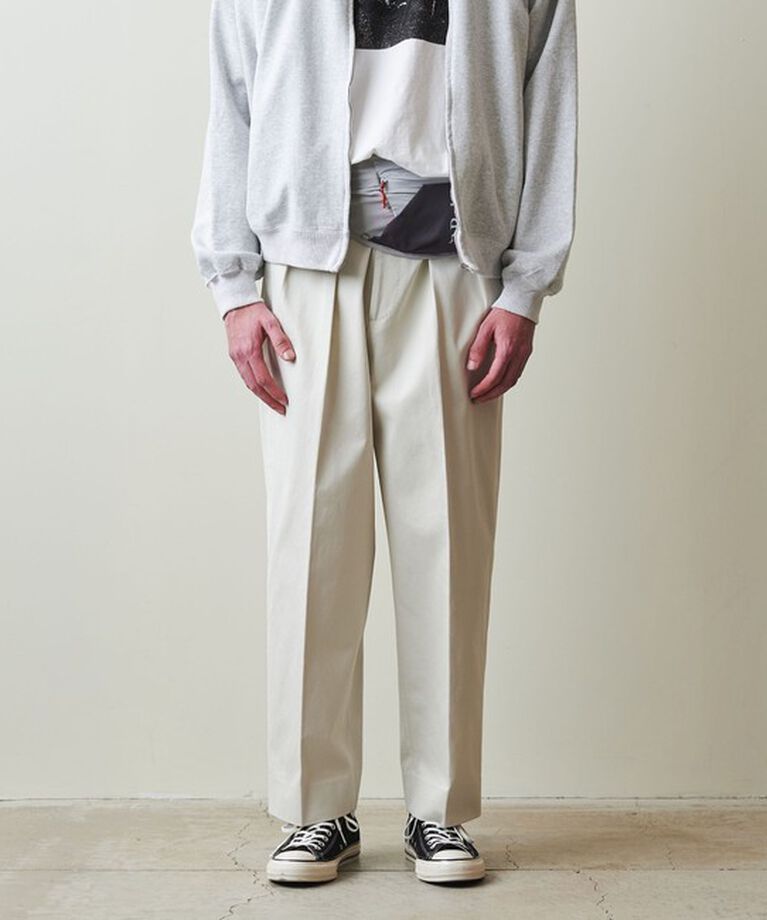 STEVEN ALAN「＜Steven Alan＞ ウエポン ニドム イン ツープリーツ ドレス トラウザーズ」|チノ|