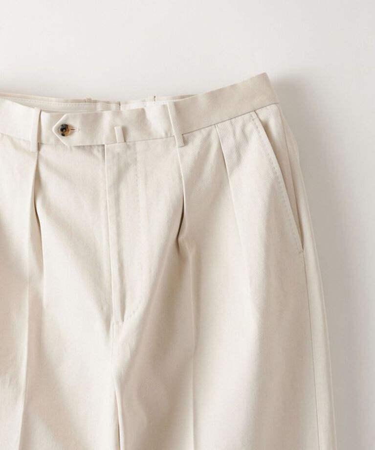 STEVEN ALAN「＜Steven Alan＞ ウエポン ニドム イン ツープリーツ ドレス トラウザーズ」|チノ|