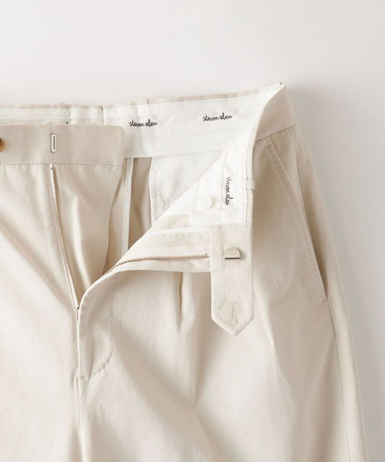 STEVEN ALAN「＜Steven Alan＞ ウエポン ニドム イン ツープリーツ ドレス トラウザーズ」|チノ|