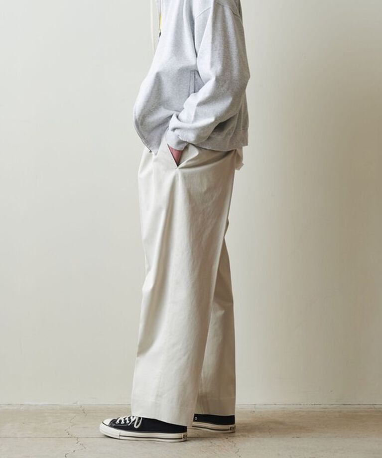 STEVEN ALAN「＜Steven Alan＞ ウエポン ニドム イン ツープリーツ ドレス トラウザーズ」|チノ|