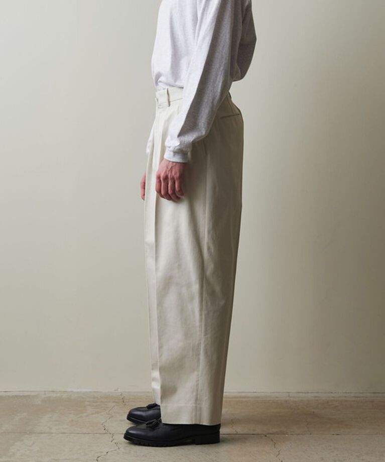 STEVEN ALAN「＜Steven Alan＞ ウエポン ニドム イン ツープリーツ ドレス トラウザーズ」|チノ|