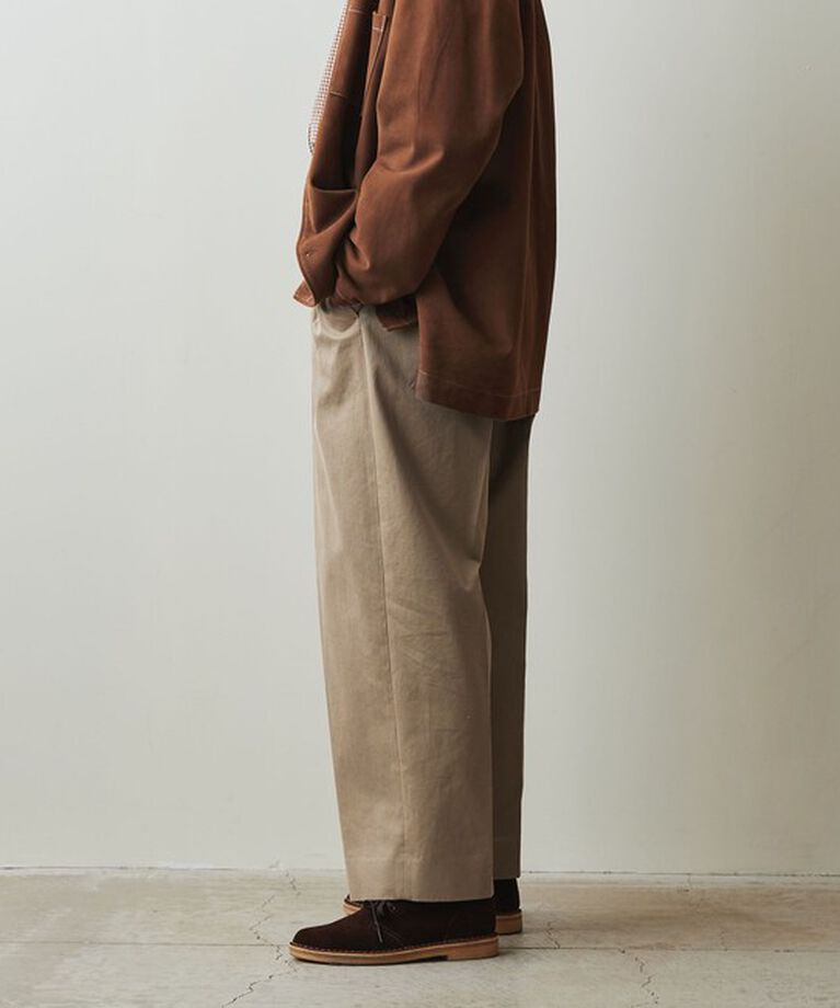 STEVEN ALAN「＜Steven Alan＞ ウエポン ニドム イン ツープリーツ ドレス トラウザーズ」|チノ|