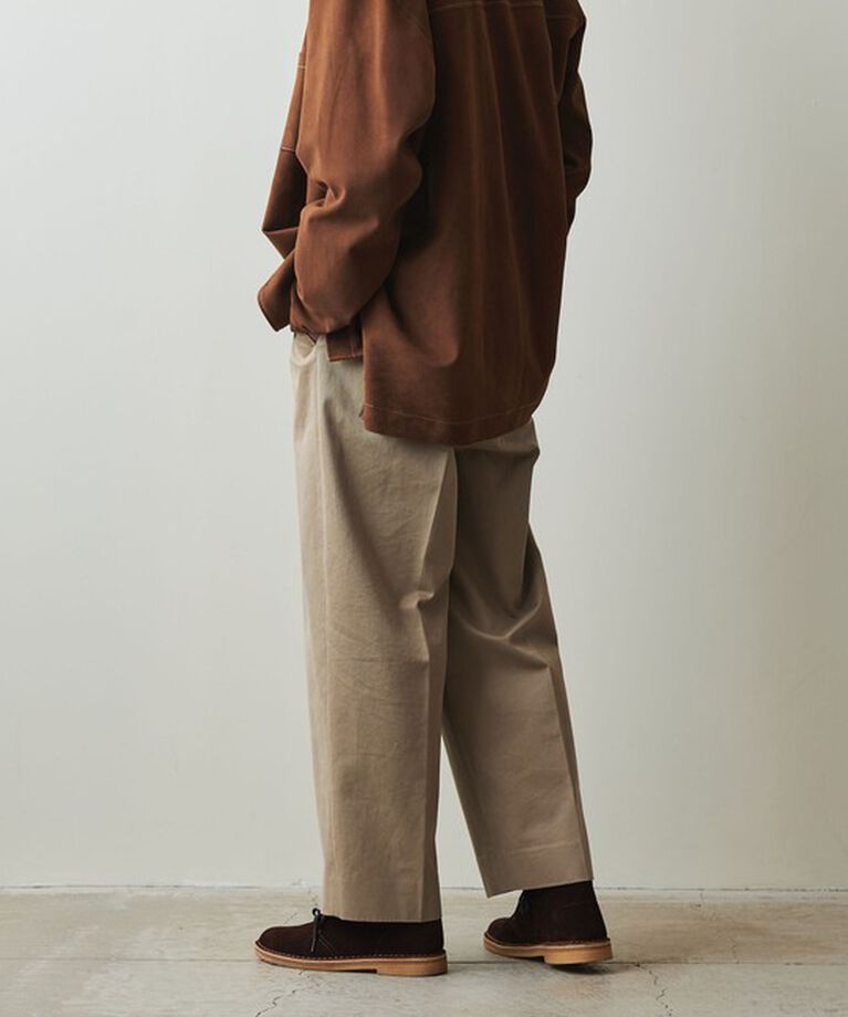 STEVEN ALAN「＜Steven Alan＞ ウエポン ニドム イン ツープリーツ ドレス トラウザーズ」|チノ|