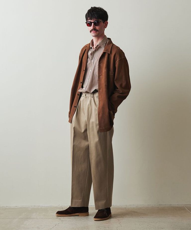 STEVEN ALAN「＜Steven Alan＞ ウエポン ニドム イン ツープリーツ ドレス トラウザーズ」|チノ|