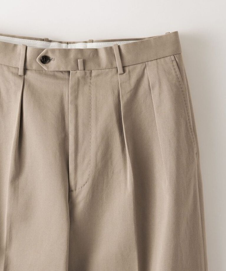 STEVEN ALAN「＜Steven Alan＞ ウエポン ニドム イン ツープリーツ ドレス トラウザーズ」|チノ|
