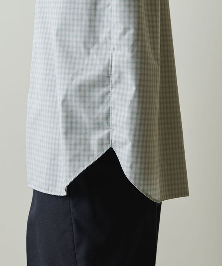 STEVEN ALAN「＜Steven Alan＞ TR オンブレ― チェック レギュラーカラー シャツ LOOSE」|シャツ・ブラウス|