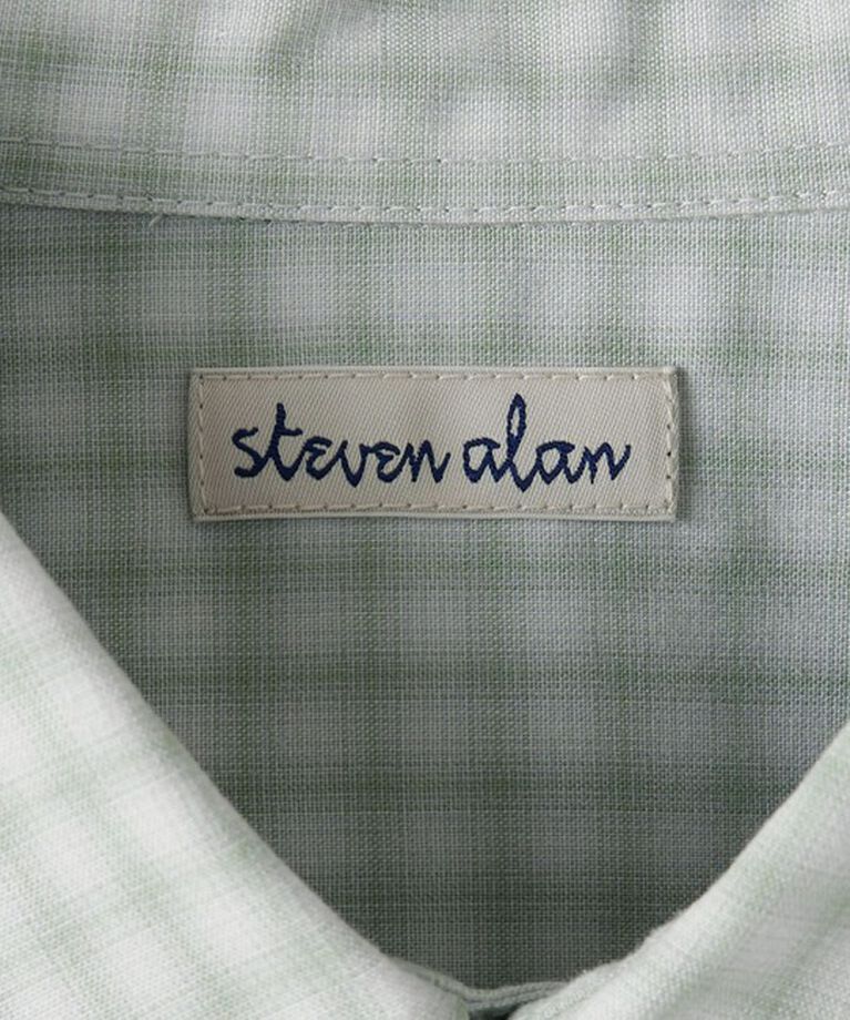 STEVEN ALAN「＜Steven Alan＞ TR オンブレ― チェック レギュラーカラー シャツ LOOSE」|シャツ・ブラウス|