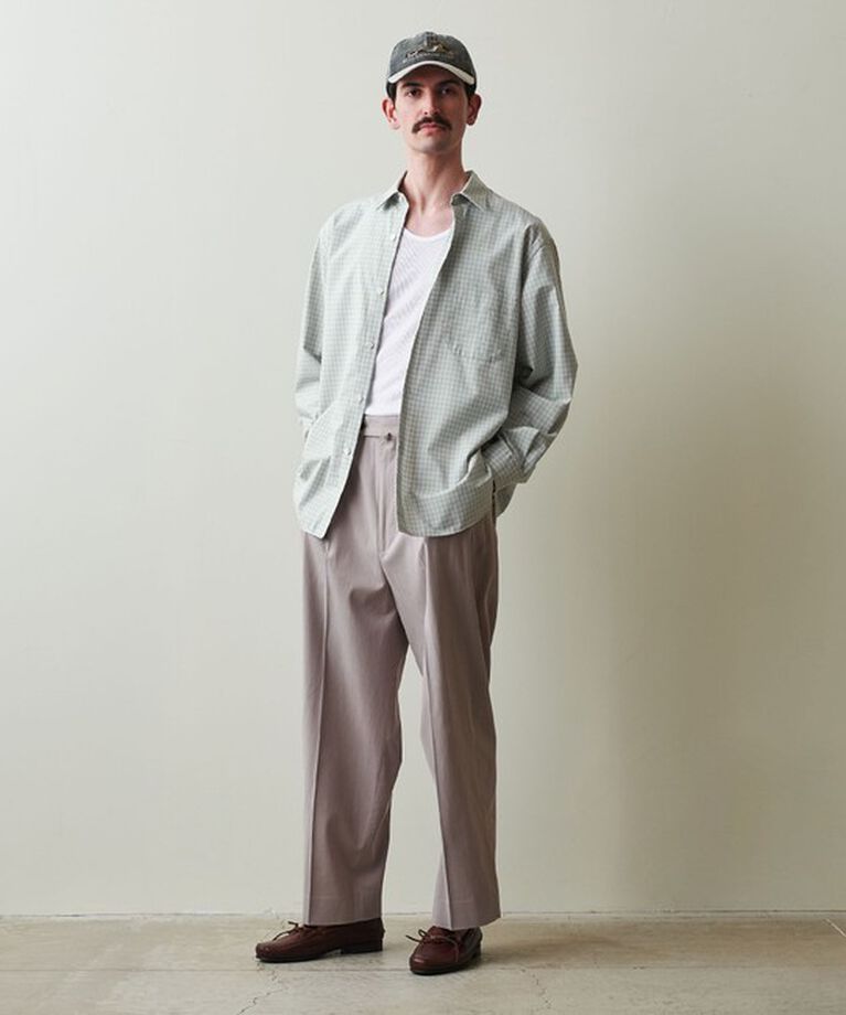 STEVEN ALAN「＜Steven Alan＞ TR オンブレ― チェック レギュラーカラー シャツ LOOSE」|シャツ・ブラウス|