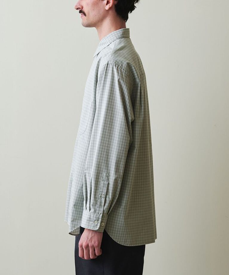 STEVEN ALAN「＜Steven Alan＞ TR オンブレ― チェック レギュラーカラー シャツ LOOSE」|シャツ・ブラウス|