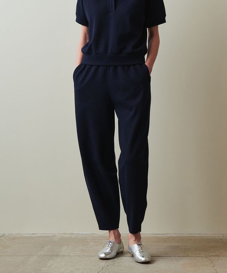 STEVEN ALAN「＜Steven Alan＞ブークレ ダンボール イージー ワイドパンツ」|その他|NAVY
