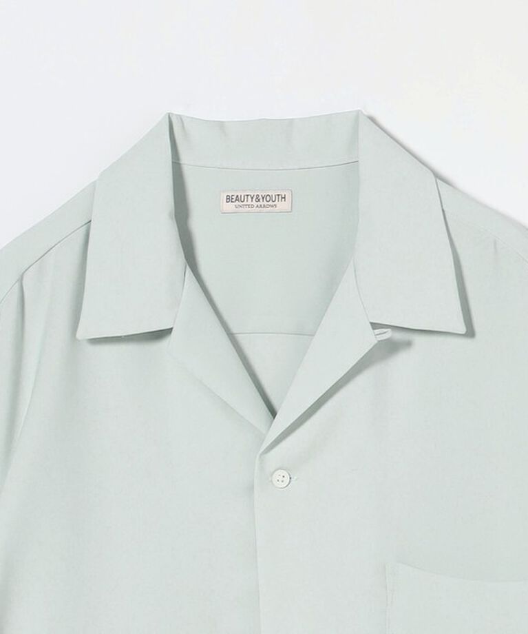 BEAUTY&YOUTH UNITED ARROWS「ドレープ ツイル オープンカラー シャツ」|シャツ・ブラウス|
