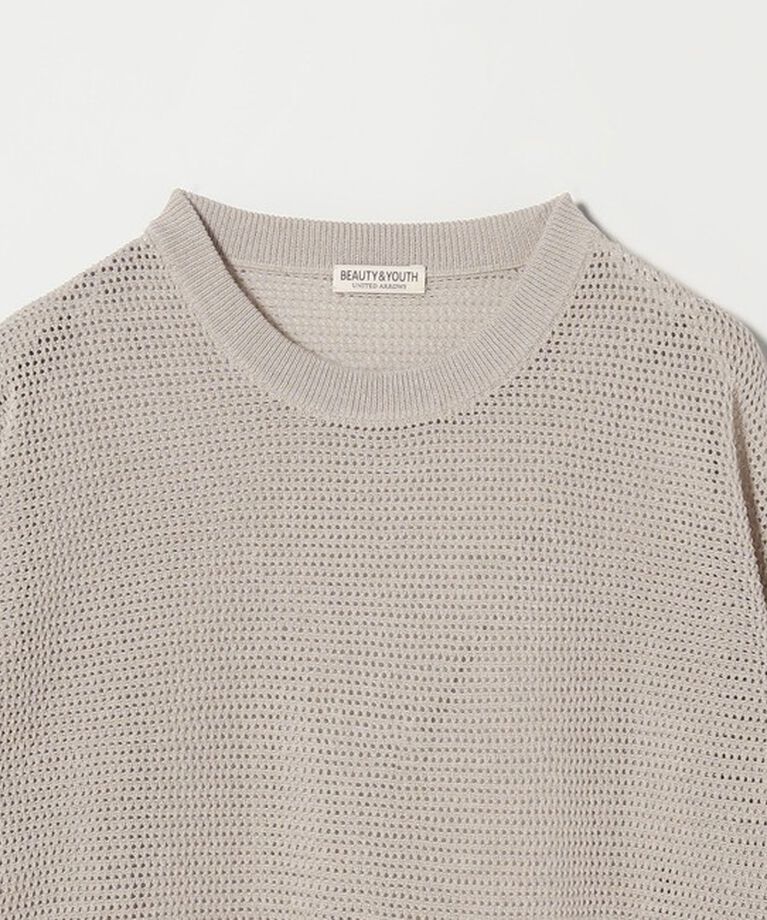 BEAUTY&YOUTH UNITED ARROWS「クランチー グリッド ニット」|ニット・セーター|