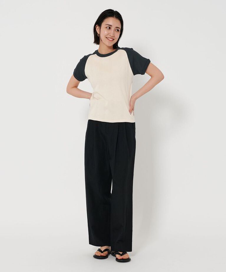 BEAUTY&YOUTH UNITED ARROWS「【別注】＜Robert P. Miller＞リブ ラグラン Tシャツ」|Tシャツ・カットソー|
