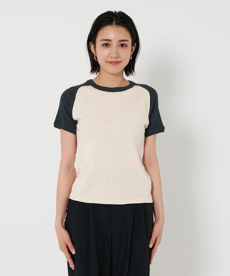 BEAUTY&YOUTH UNITED ARROWS「【別注】＜Robert P. Miller＞リブ ラグラン Tシャツ」|Tシャツ・カットソー|