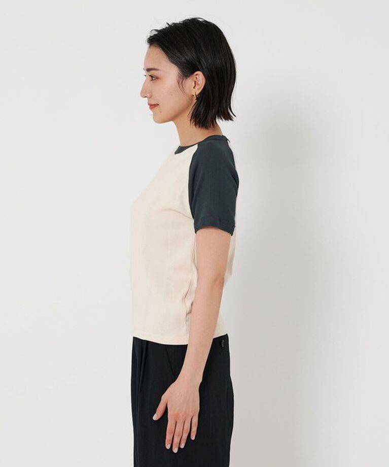 BEAUTY&YOUTH UNITED ARROWS「【別注】＜Robert P. Miller＞リブ ラグラン Tシャツ」|Tシャツ・カットソー|