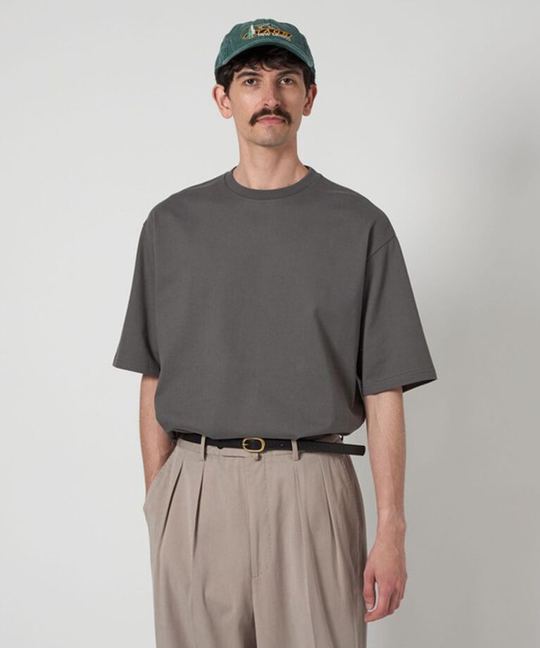 STEVEN ALAN「＜Steven Alan＞ オーガニックコットン ショートスリーブ Tシャツ BOLD」|Tシャツ・カットソー|DK.GRAY