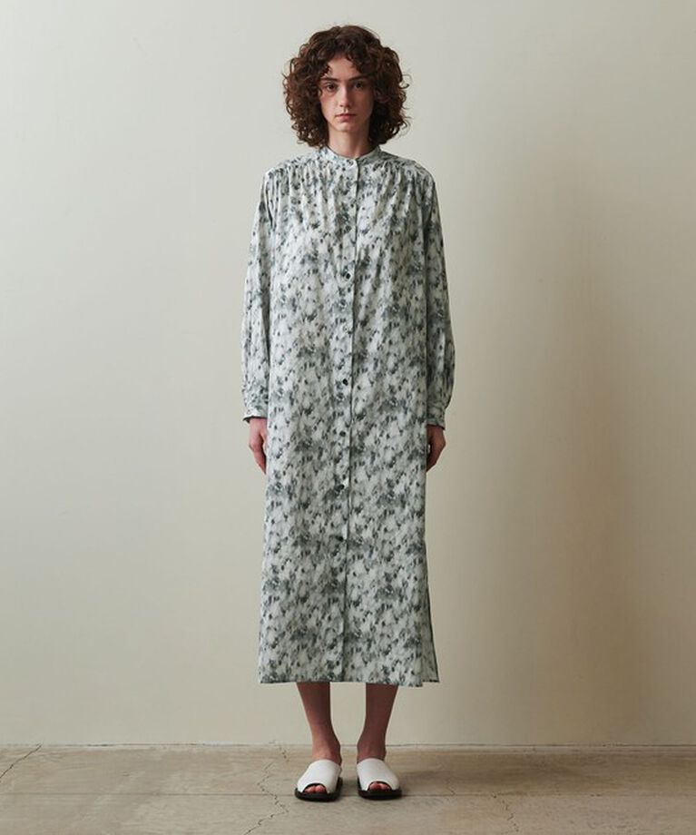 STEVEN ALAN「＜Steven Alan＞プリント ギャザー ワンピース」|ワンピース|