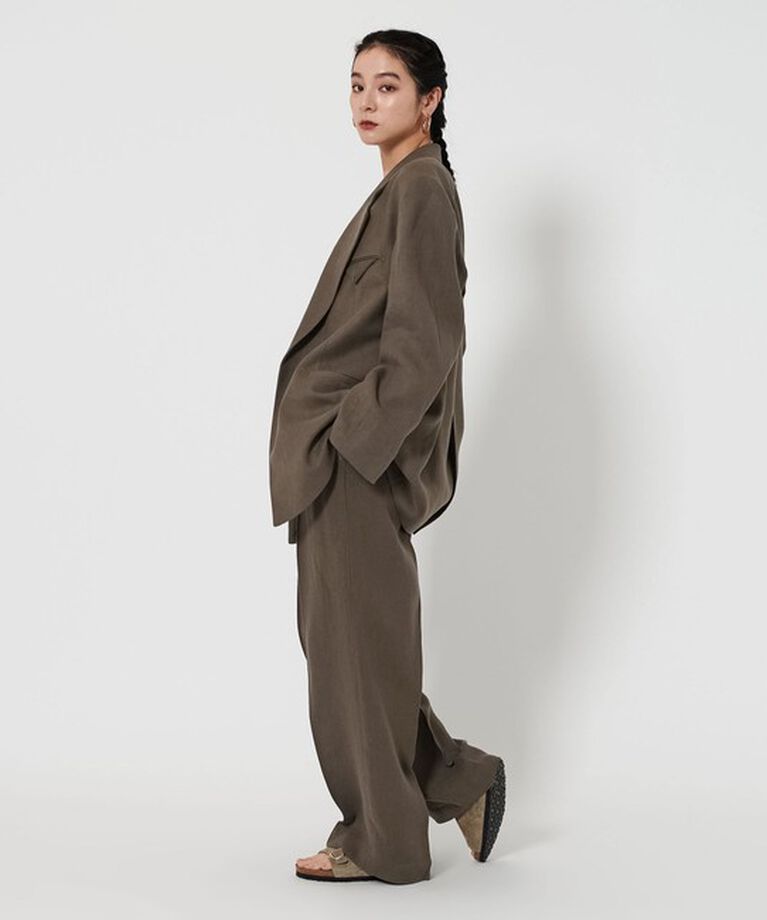 BEAUTY&YOUTH UNITED ARROWS「麻 オーバーサイズ ジャケット」|テーラードジャケット|