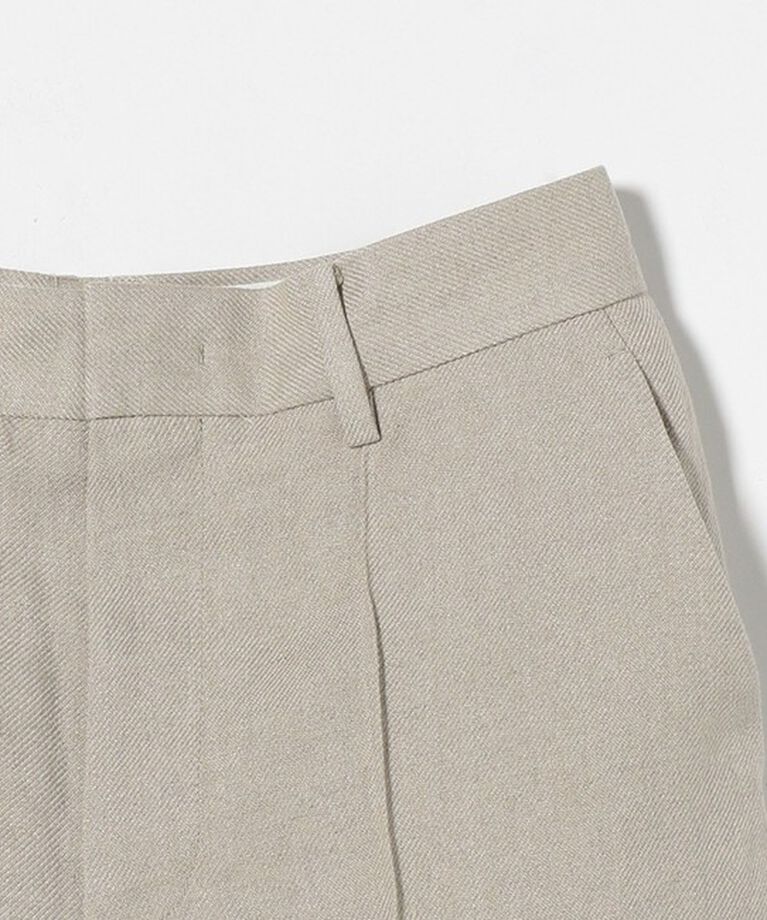 BEAUTY&YOUTH UNITED ARROWS「麻 ワイド ストレートパンツ」|チノ|