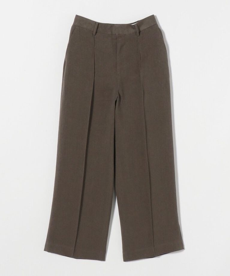 BEAUTY&YOUTH UNITED ARROWS「麻 ワイド ストレートパンツ」|チノ|