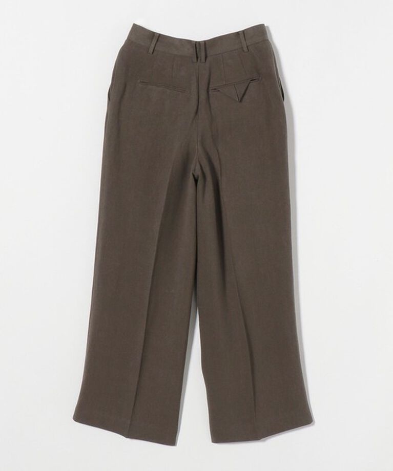 BEAUTY&YOUTH UNITED ARROWS「麻 ワイド ストレートパンツ」|チノ|