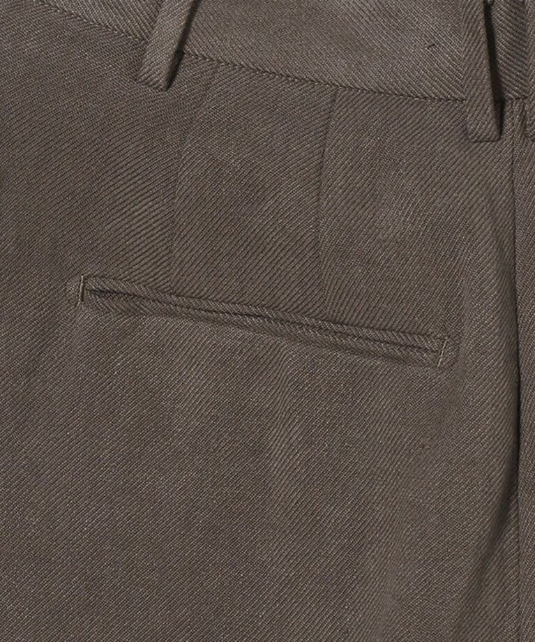 BEAUTY&YOUTH UNITED ARROWS「麻 ワイド ストレートパンツ」|チノ|