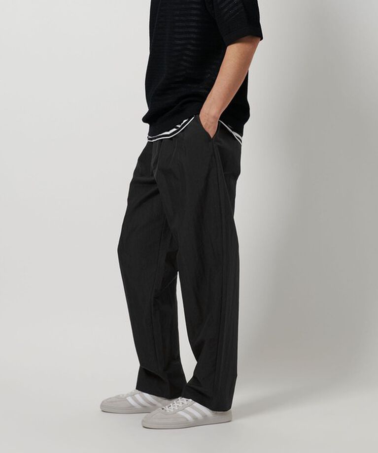 BEAUTY&YOUTH UNITED ARROWS「フラッフィー バルーン イージー パンツ」|チノ|BLACK