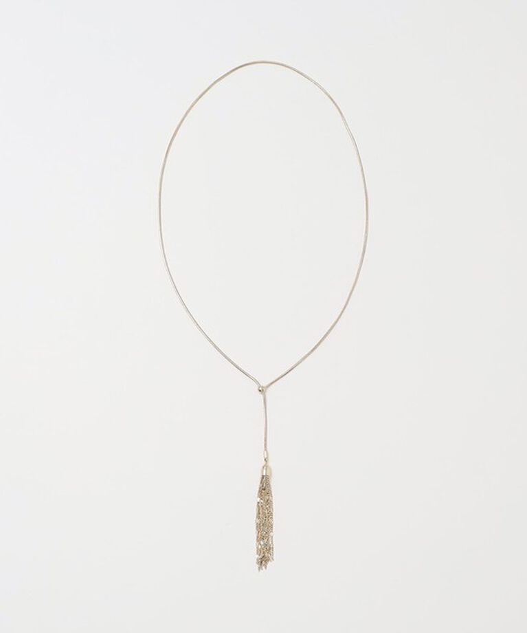 BEAUTY&YOUTH UNITED ARROWS「タッセル スネークチェーン スライダーネックレス」|ネックレス|