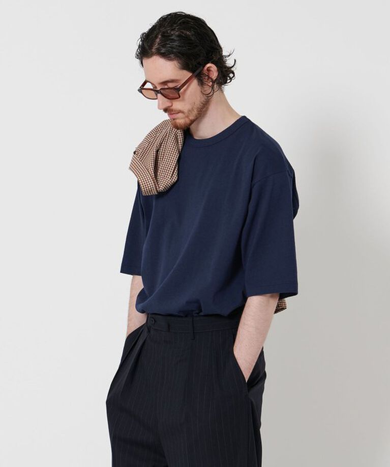 STEVEN ALAN「 ＜Steven Alan＞ コットン ネップ クルーネック Tシャツ NARROW」|Tシャツ・カットソー|