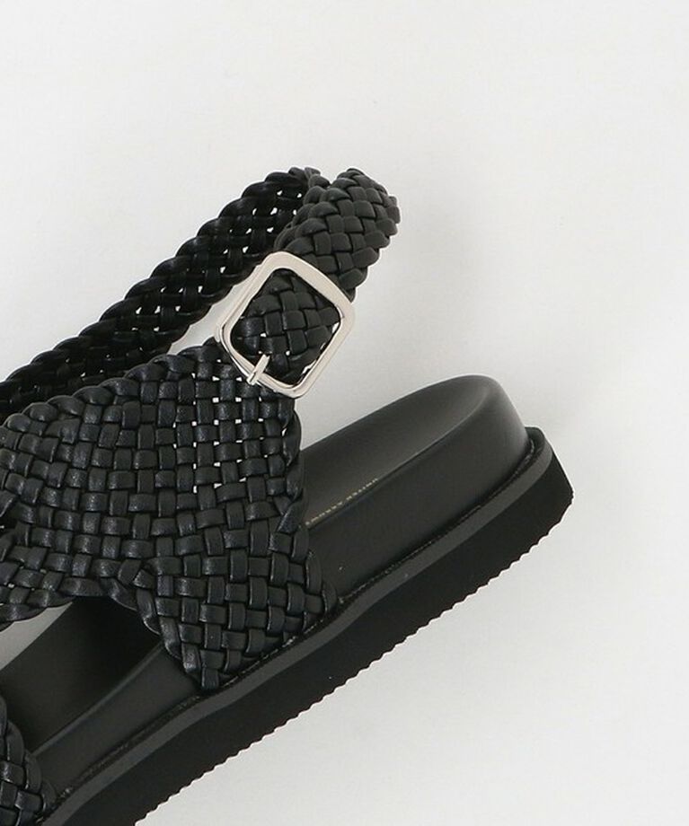 BEAUTY&YOUTH UNITED ARROWS「レザーライクメッシュ クロスサンダル」|サンダル|