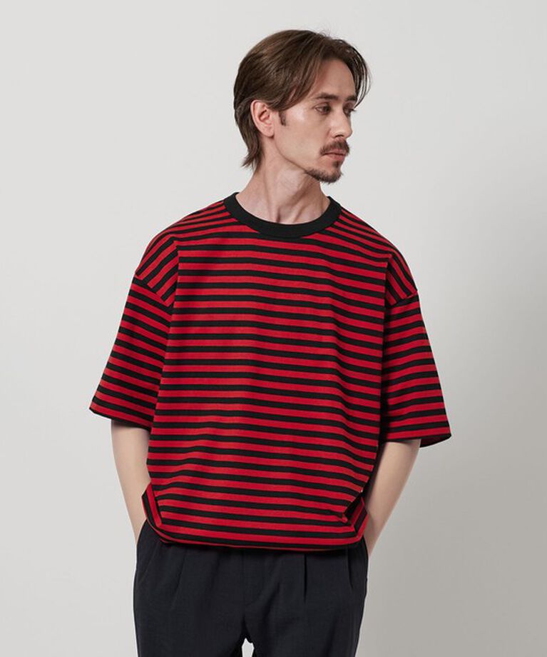 BEAUTY&YOUTH UNITED ARROWS「フレンチボーダー クルーネック Tシャツ」|Tシャツ・カットソー|