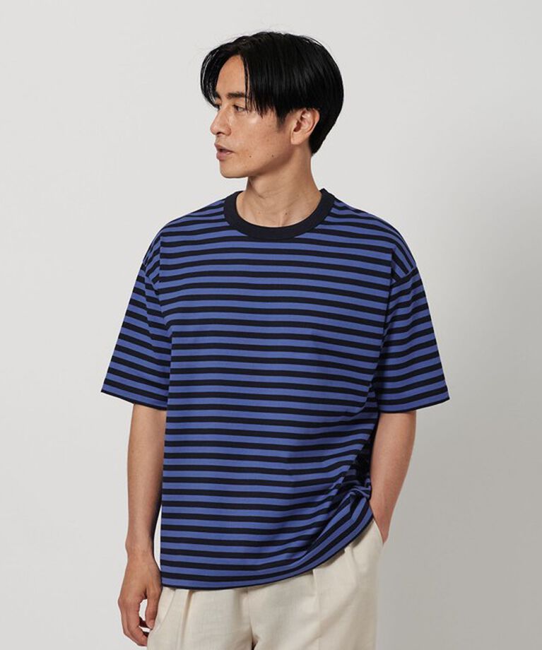 BEAUTY&YOUTH UNITED ARROWS「フレンチボーダー クルーネック Tシャツ」|Tシャツ・カットソー|