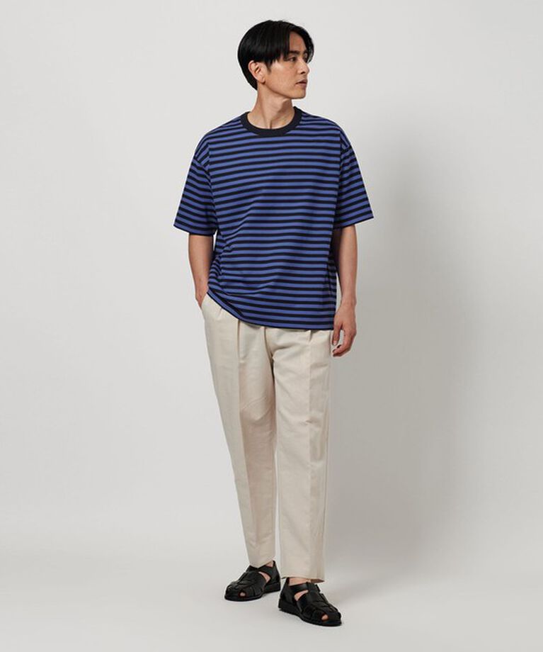 BEAUTY&YOUTH UNITED ARROWS「フレンチボーダー クルーネック Tシャツ」|Tシャツ・カットソー|