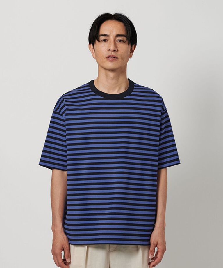 BEAUTY&YOUTH UNITED ARROWS「フレンチボーダー クルーネック Tシャツ」|Tシャツ・カットソー|