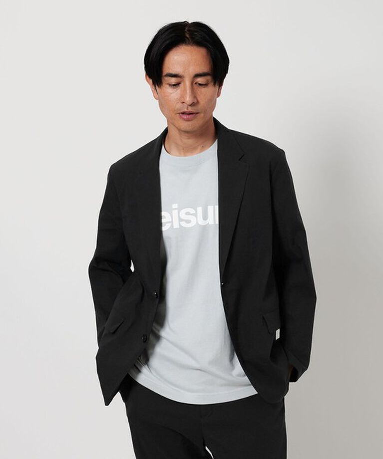 BEAUTY&YOUTH UNITED ARROWS「ミクスチャーナイロン コンフォート ジャケット ‐ヨコストレッチ・撥水機能・セットアップ対応‐」|テーラードジャケット|