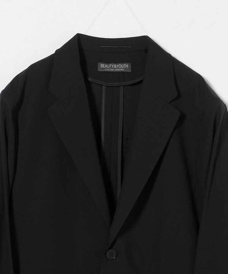 BEAUTY&YOUTH UNITED ARROWS「ミクスチャーナイロン コンフォート ジャケット ‐ヨコストレッチ・撥水機能・セットアップ対応‐」|テーラードジャケット|