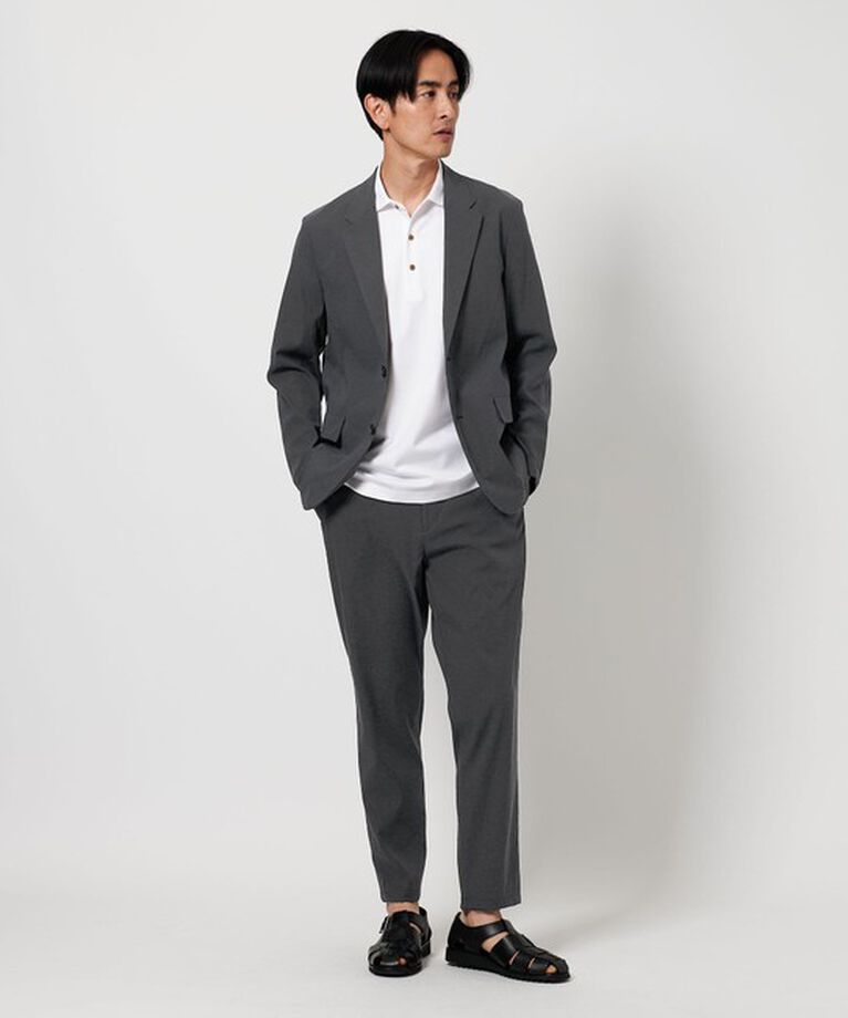 BEAUTY&YOUTH UNITED ARROWS「ミクスチャーナイロン コンフォート ジャケット ‐ヨコストレッチ・撥水機能・セットアップ対応‐」|テーラードジャケット|