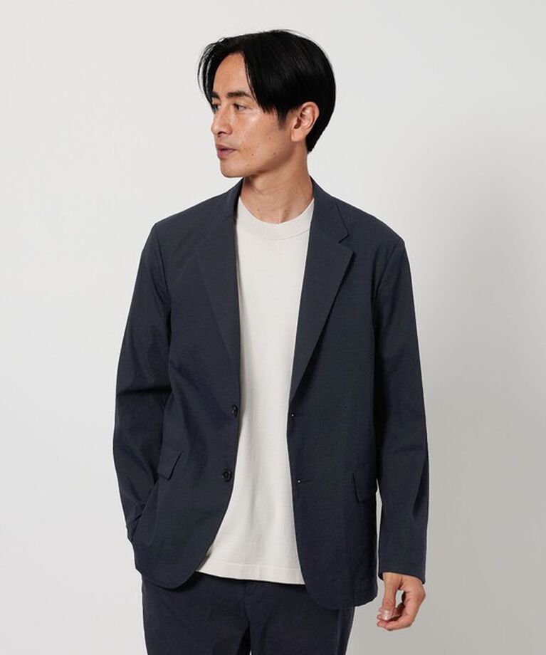 BEAUTY&YOUTH UNITED ARROWS「ミクスチャーナイロン コンフォート ジャケット ‐ヨコストレッチ・撥水機能・セットアップ対応‐」|テーラードジャケット|